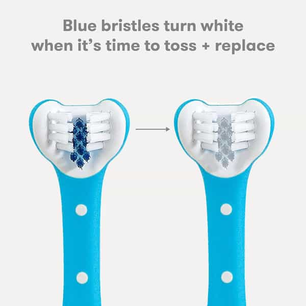 Fridababy Triple-Angle Toothhugger Blue Toothbrush | Kids 2+ Years | Soft Bristles | 1 Count