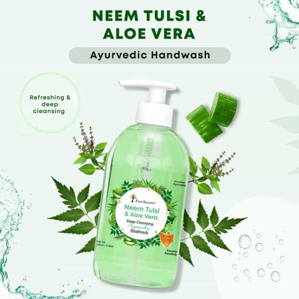 Four Seasons Neem Tulsi & Aloevera 250Ml | Deep Cleansing Ayurvedic Handwash (Pack Of 3)