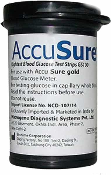 Accusure Gold | 2 X 25 Test Strips