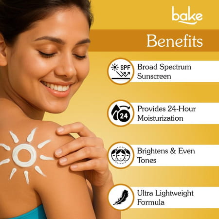 Bake Brightening Body Sunscreen Spf 70 Pa++++ With Kojic & Arbutin (200ml)