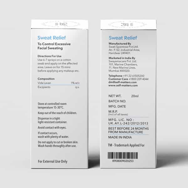 Self Matters Sweat Relief Spray - 20Ml