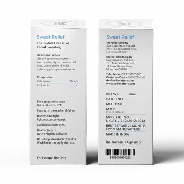 Self Matters Sweat Relief Spray - 20Ml