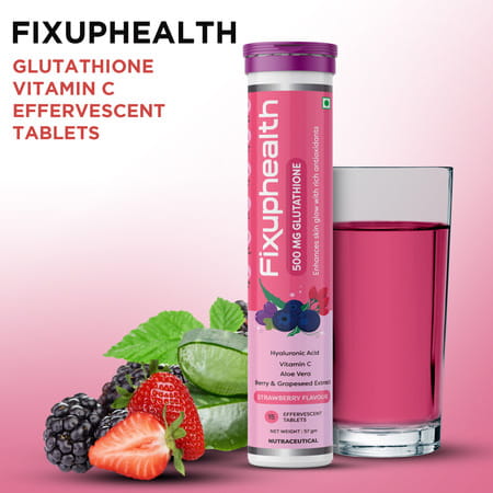 Fixuphealth Glutathione Vitamin C Aloe Vera Berry And Grapeseed Extract Pack Of 2
