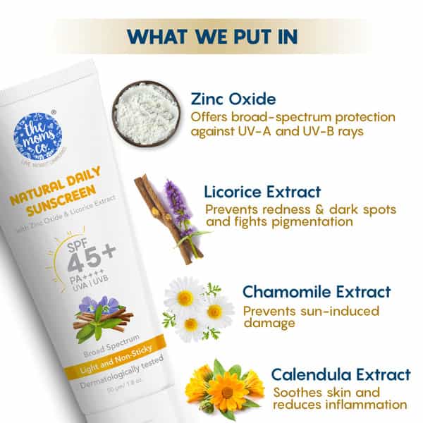 The Moms Co. Natural Daily Sunscreen (50 Gm)
