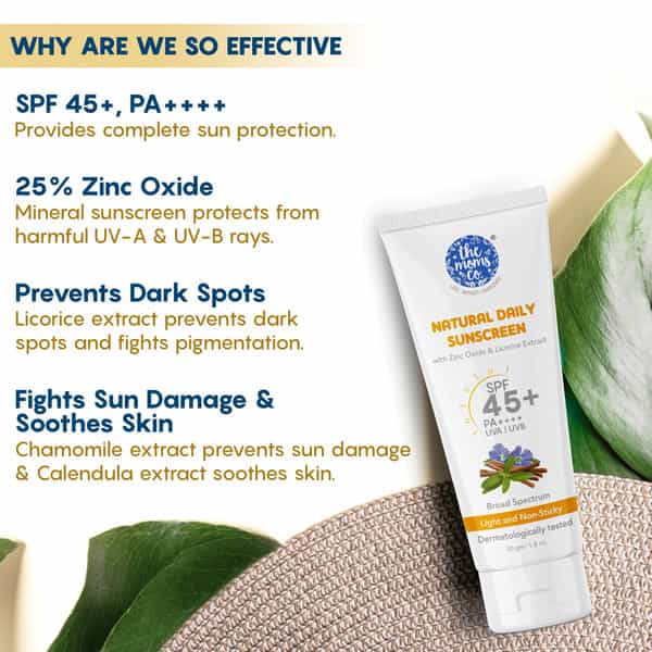 The Moms Co. Natural Daily Sunscreen (50 Gm)