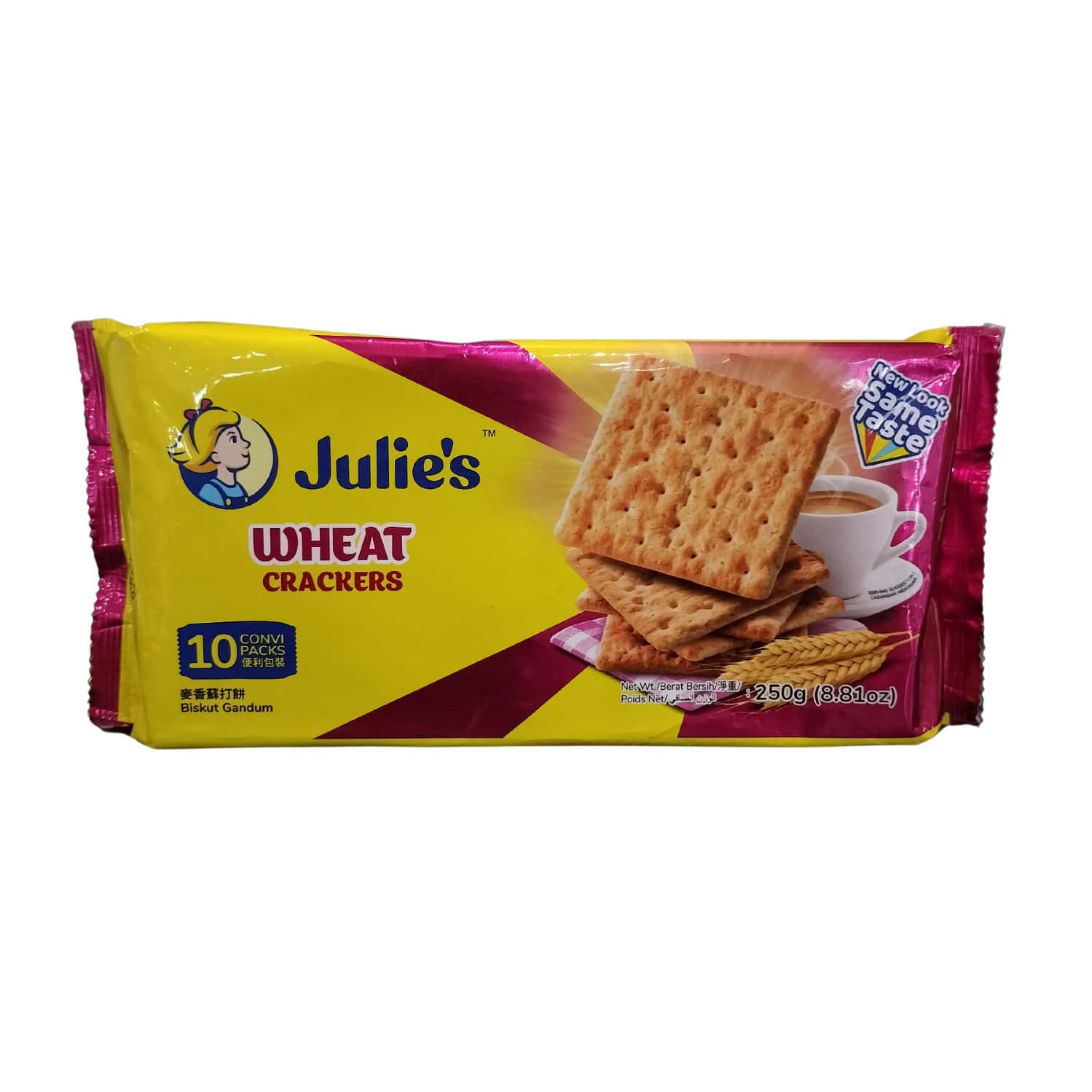 Julie'S Wheat Crackers - 250 G