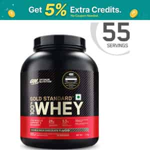 Optimum Nutrition (on) Gold Standard 100% Whey Protein Double Rich Chocolate Flavour 1.7 Kg Powder