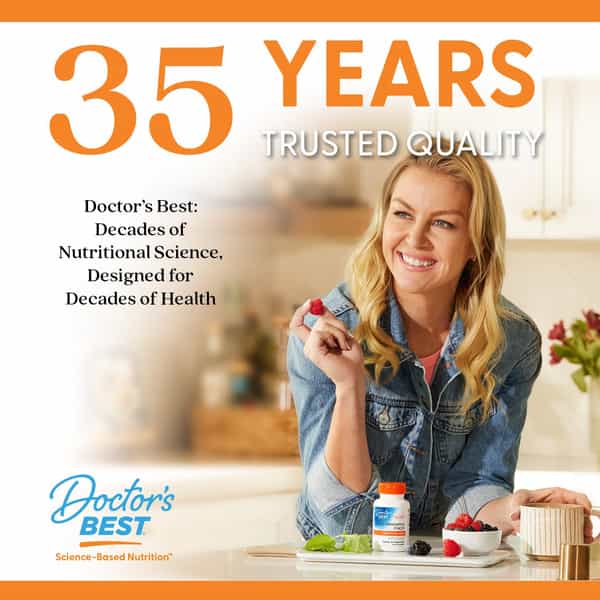 Doctor's Best L-Theanine Capsules | 90 Count