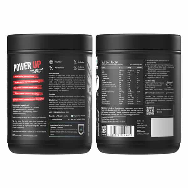Nutrabay Ragex Pre Workout Supplement Powder - 360G | Cola | 200Mg Caffeine | 4G Beta-Alanine