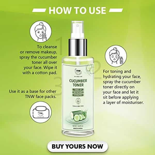 Tnw The Natural Wash Cucumber Toner (100Ml) & Potato Rice Handmade Soap (100G)