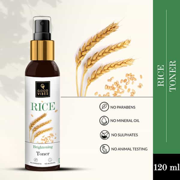 Good Vibes Rice Brightening Toner - 120Ml