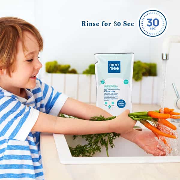 Meemee Baby Liquid Cleanser | Kills 99% Germ Liquid Detergent (1.2 L)
