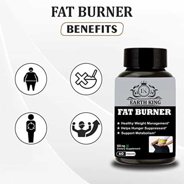 Earth King Fat Burner Capsule - 500Mg 60 Capsules
