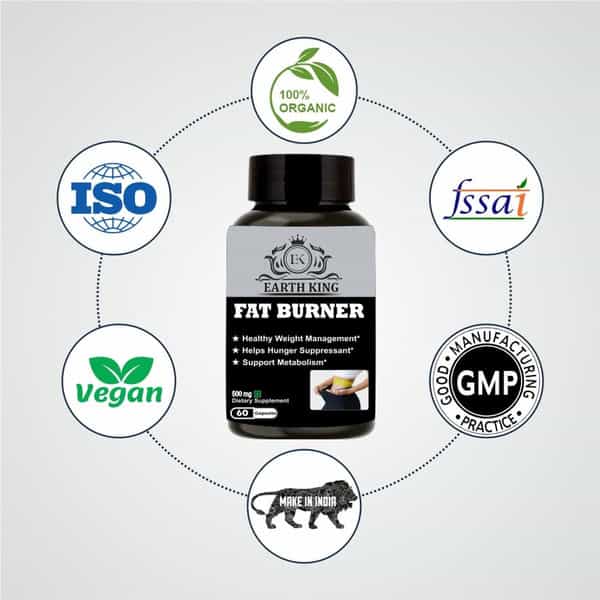 Earth King Fat Burner Capsule - 500Mg 60 Capsules