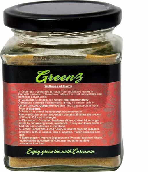 Smw's Greenz Curcumin Diabetes Green Tea - 60 Servings