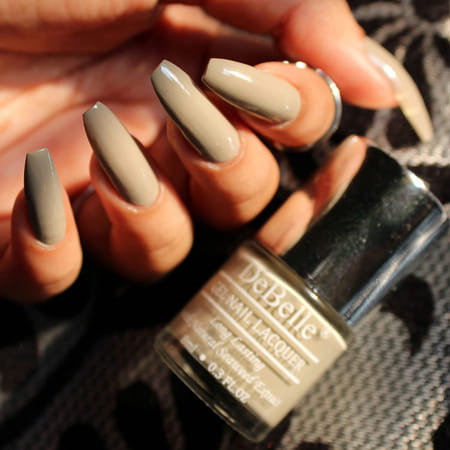 Debelle Gel Nail Lacquer Moonstone Bloom Grey Taupe Nail Polish-8Ml