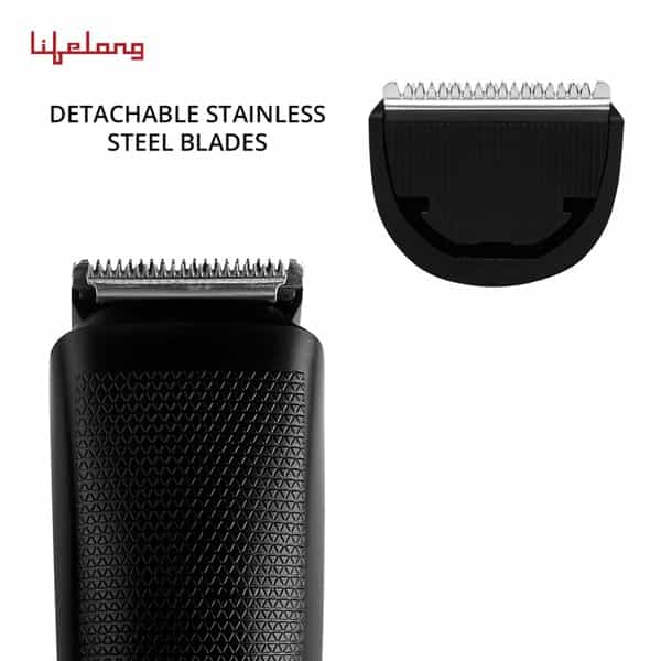 Lifelong Llpcm05 Cordless Beard Trimmer 1 Year Warranty (Black) Runtime: 50 Mins