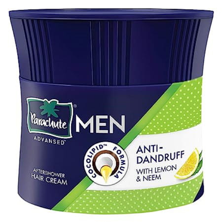 Parachute Advansed Men Anti Dandruff With Lemon & Neem Aftershower Hair Cream 100gm
