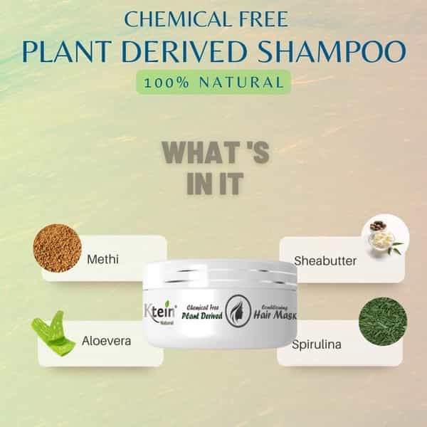 Ktein Natural Chemical Free Plant Derived Conditioning Hair Mask (200Ml)