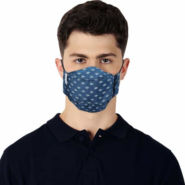 Carriall Adult Unisex 3 Layer Reusable Washable Cotton Mask (Camsm048) Pack Of 3