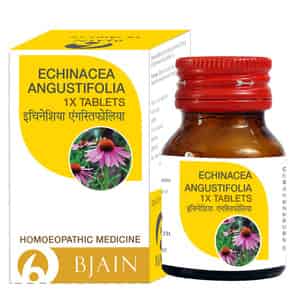 Bjain Echinacea Angustifolia 1 X Tablet For Immune Health & Seasonal Wellness - 25gm