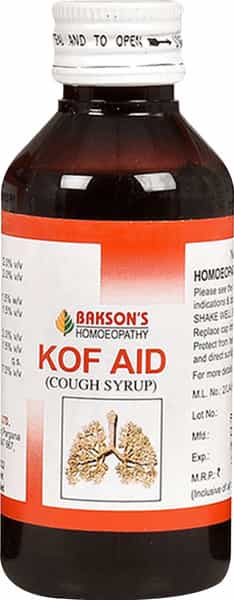 Dr Bakshi's Bakson Homoeopathy Kof Aid Cough Syrup 115Ml Pack Of 2