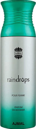 Ajmal Vision & Raindrops Deodorants Gift For Men & Women (200 Ml Pack Of 2)