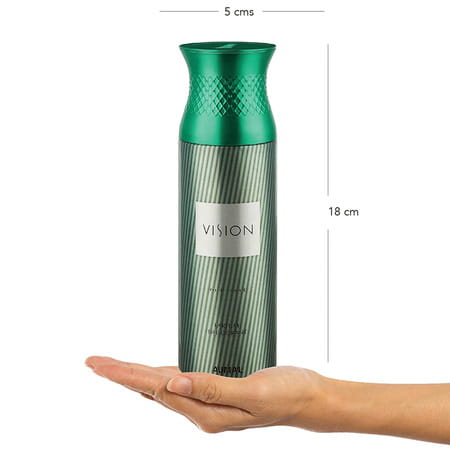 Ajmal Vision & Raindrops Deodorants Gift For Men & Women (200 Ml Pack Of 2)