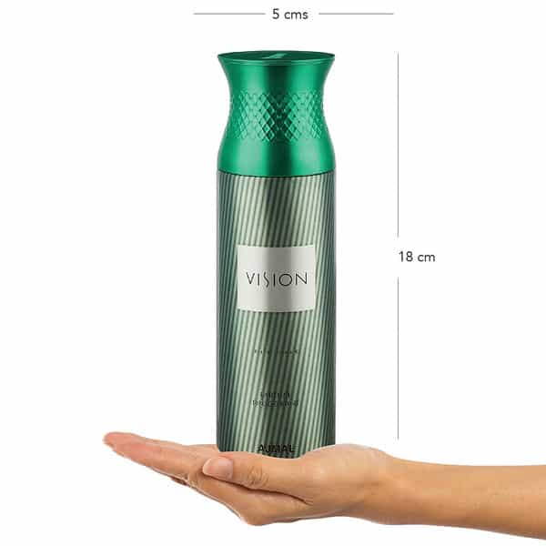 Ajmal Vision & Raindrops Deodorants Gift For Men & Women (200 Ml Pack Of 2)