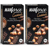 Manforce Cocktail Condoms Hazelnut & Chocolate Flavoured(Set Of 2 20 Pcs)