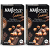 Manforce Cocktail Condoms Hazelnut & Chocolate Flavoured(Set Of 2 20 Pcs)