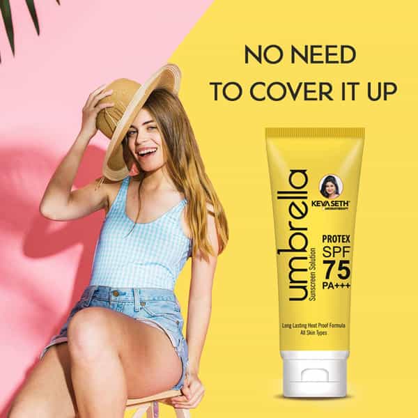 Keya Seth Aromatherapy Umbrella Sunscreen Solution Spf 75 & Pa+++ 100Ml