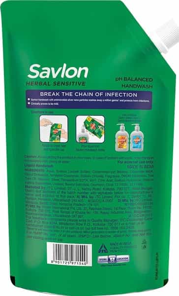 Savlon Herbal Sensitive Handwash Refill Of 750Ml