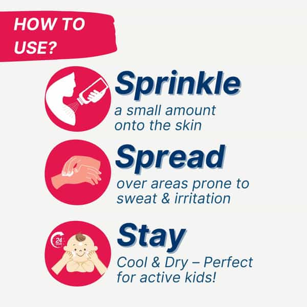 Healthbest Body Talc For Kids Normal Sensitive Dry Skin Tear Paraben And Sls Free - 100Gm