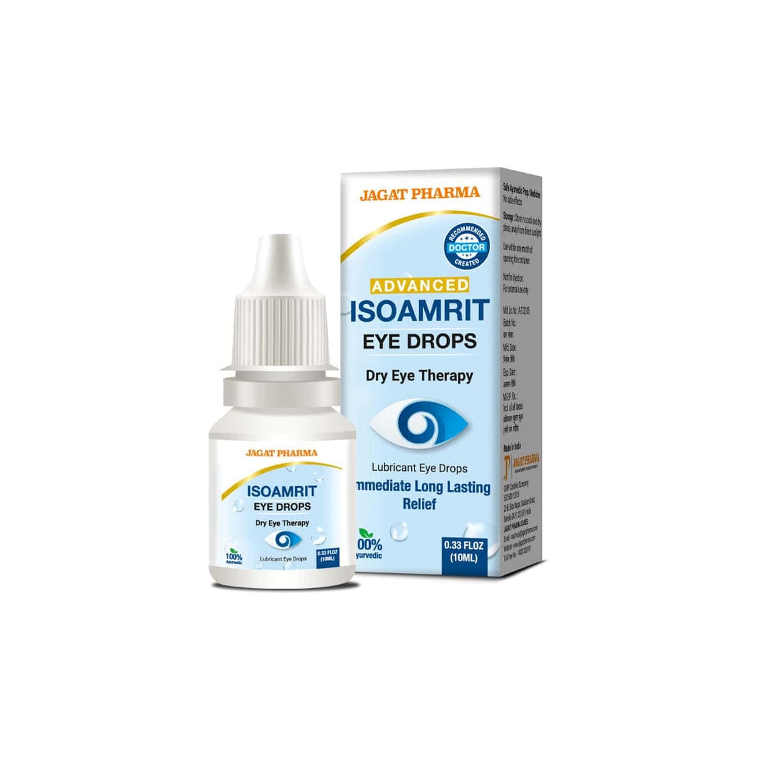 Jagat Pharma Isoamrit Ayurvedic Eye Drops For Dry Eyes