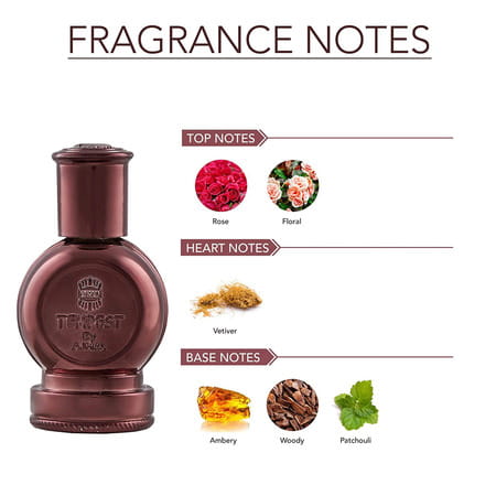 Ajmal Tempest Cp Oil Alcohol-Free Attar 12Ml For Unisex And Aurum Cp Attar 10Ml For Women