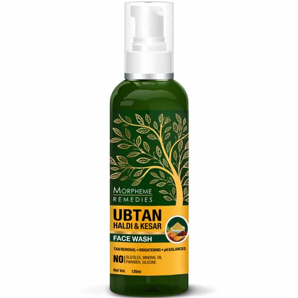 Morpheme Ubtan Haldi Kesar Face Wash 120Ml
