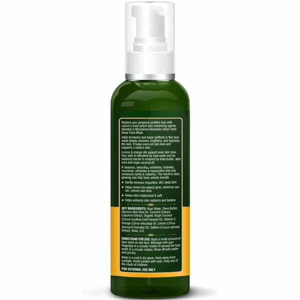 Morpheme Ubtan Haldi Kesar Face Wash 120Ml