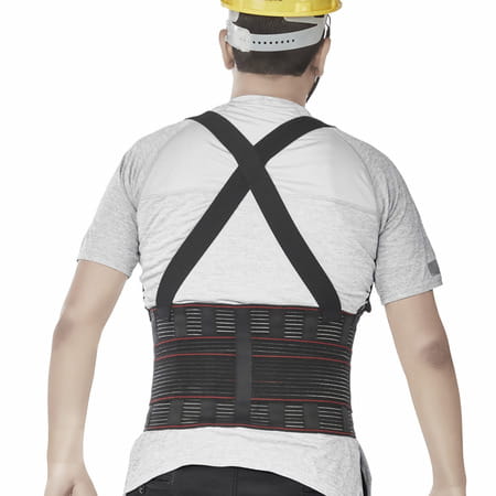 Vissco Industrial Back Support For Lifting Heavy Material/goods - Medium (black)