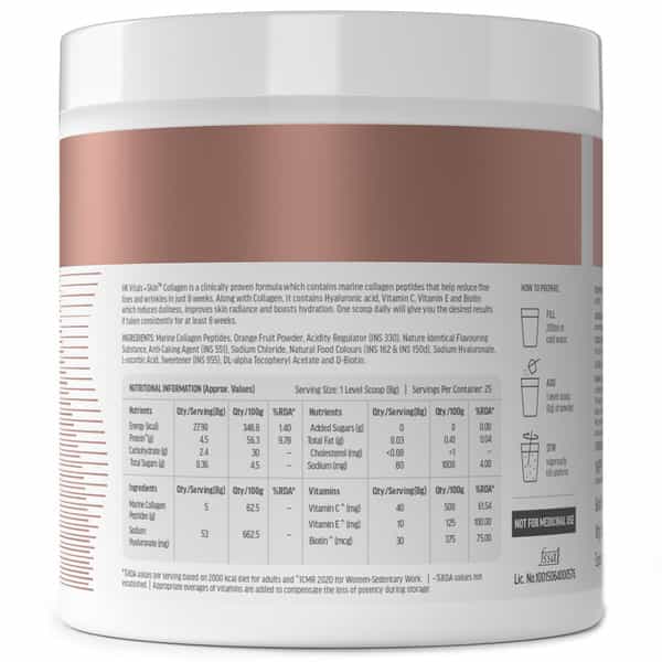 Hk Vitals Marine Collagen Supplements (Mixed Fruit | 200G) | With Vitamin C | E
