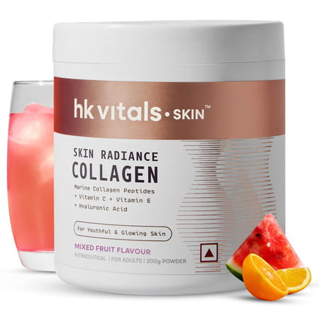 Hk Vitals Marine Collagen Supplements (Mixed Fruit | 200g) | With Vitamin C | E