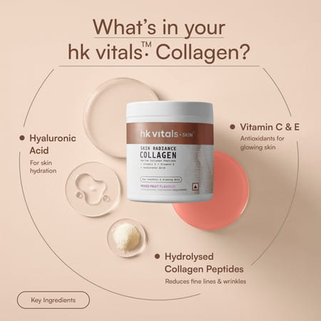Hk Vitals Marine Collagen Supplements (Mixed Fruit | 200G) | With Vitamin C | E