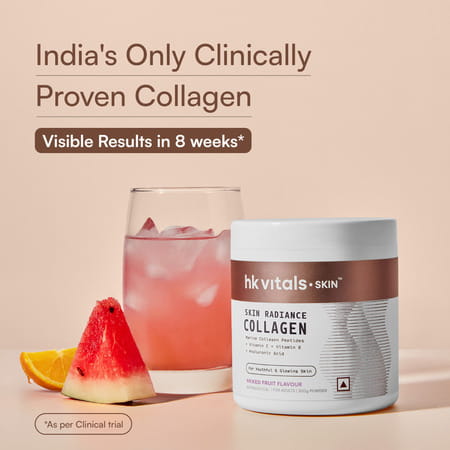 Hk Vitals Marine Collagen Supplements (Mixed Fruit | 200G) | With Vitamin C | E
