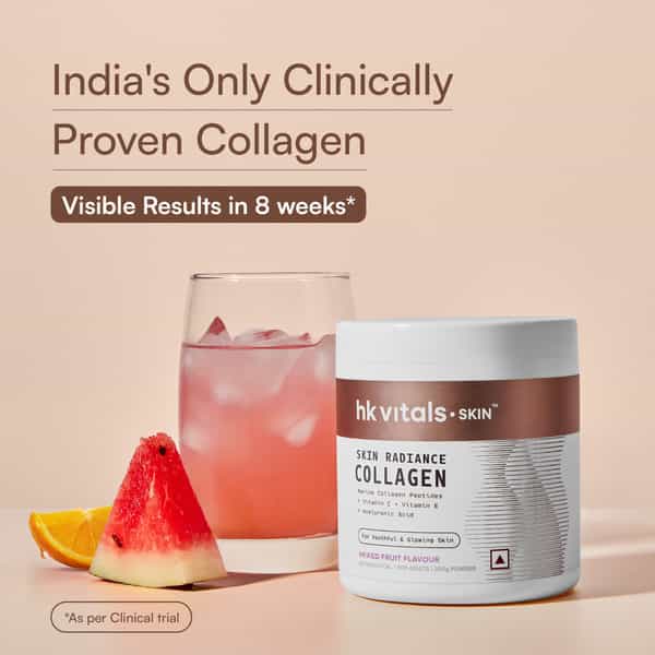 Hk Vitals Marine Collagen Supplements (Mixed Fruit | 200G) | With Vitamin C | E