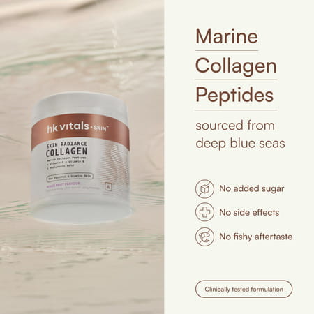 Hk Vitals Marine Collagen Supplements (Mixed Fruit | 200G) | With Vitamin C | E