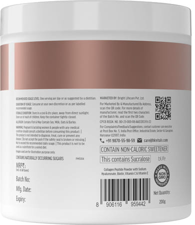 Hk Vitals Marine Collagen Supplements (Mixed Fruit | 200G) | With Vitamin C | E