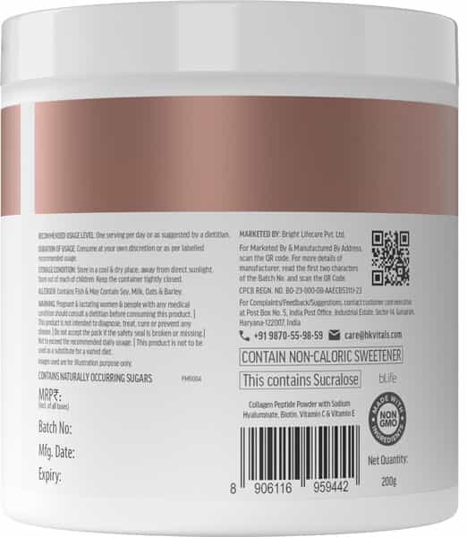 Hk Vitals Marine Collagen Supplements (Mixed Fruit | 200G) | With Vitamin C | E