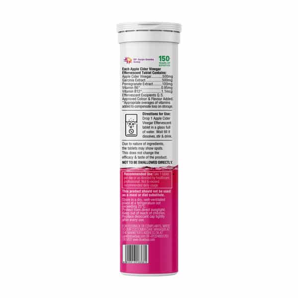 Dr. Vaidya's Apple Cider Vinegar Effervescent Tablets Pack Of 4