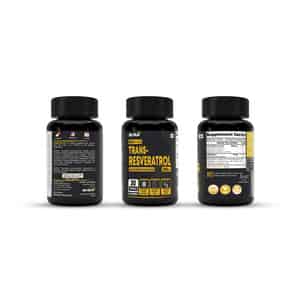 Nutrija Trans Resveratrol 100mg Capsules - 99.5% Pure Micronized And Highly Bioavailable (30n)