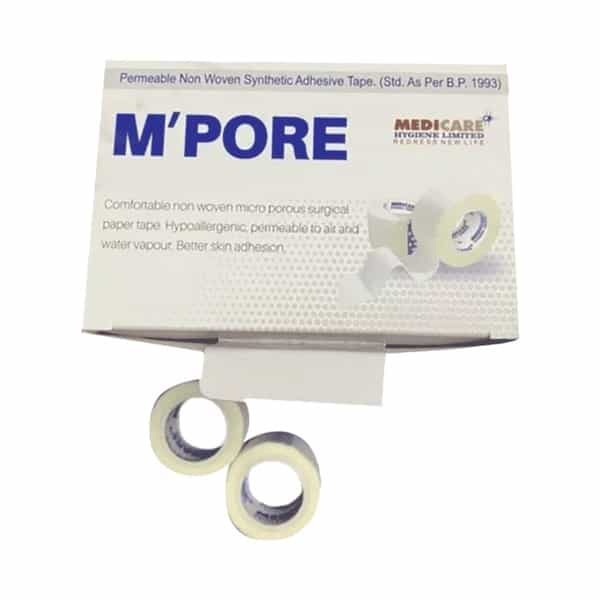 Medica M'pore Microporous Paper Tape 2.5 Cm X 5 Mtr
